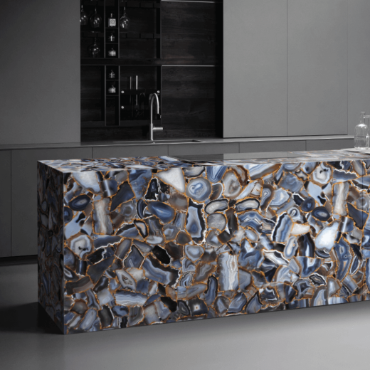 Агат Rubane With Gold Tile Selection