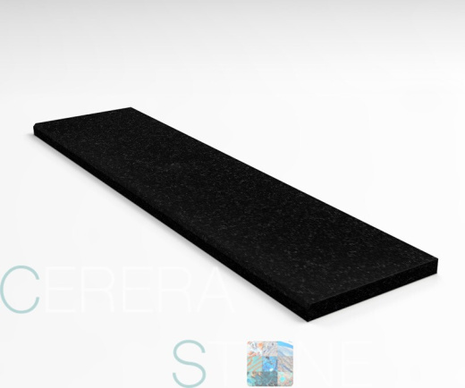 Гранитная ступень Абсолют Блэк термообработка 1200*350*30