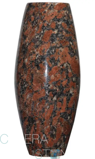 Ваза из капустинского гранита