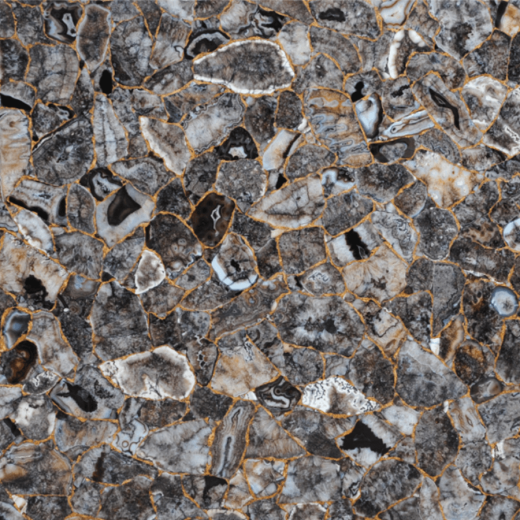 Агат Pheonix With Gold lnlay