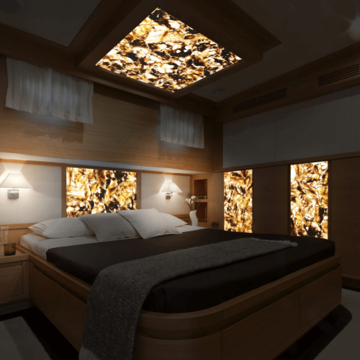 Кварц Chocolate With Gold