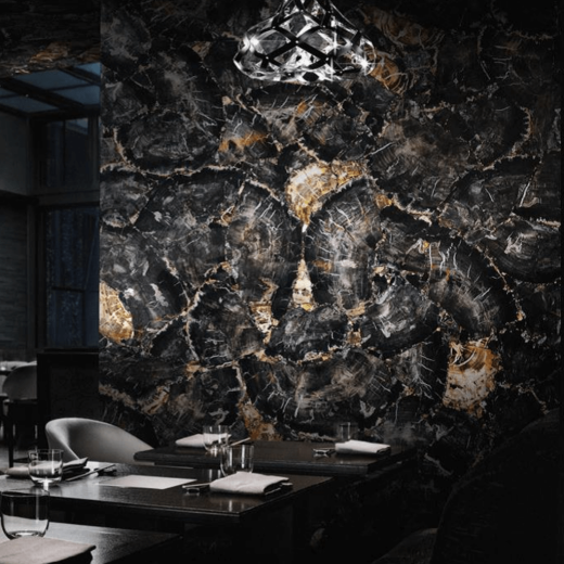 Окаменелое Дерево Черное